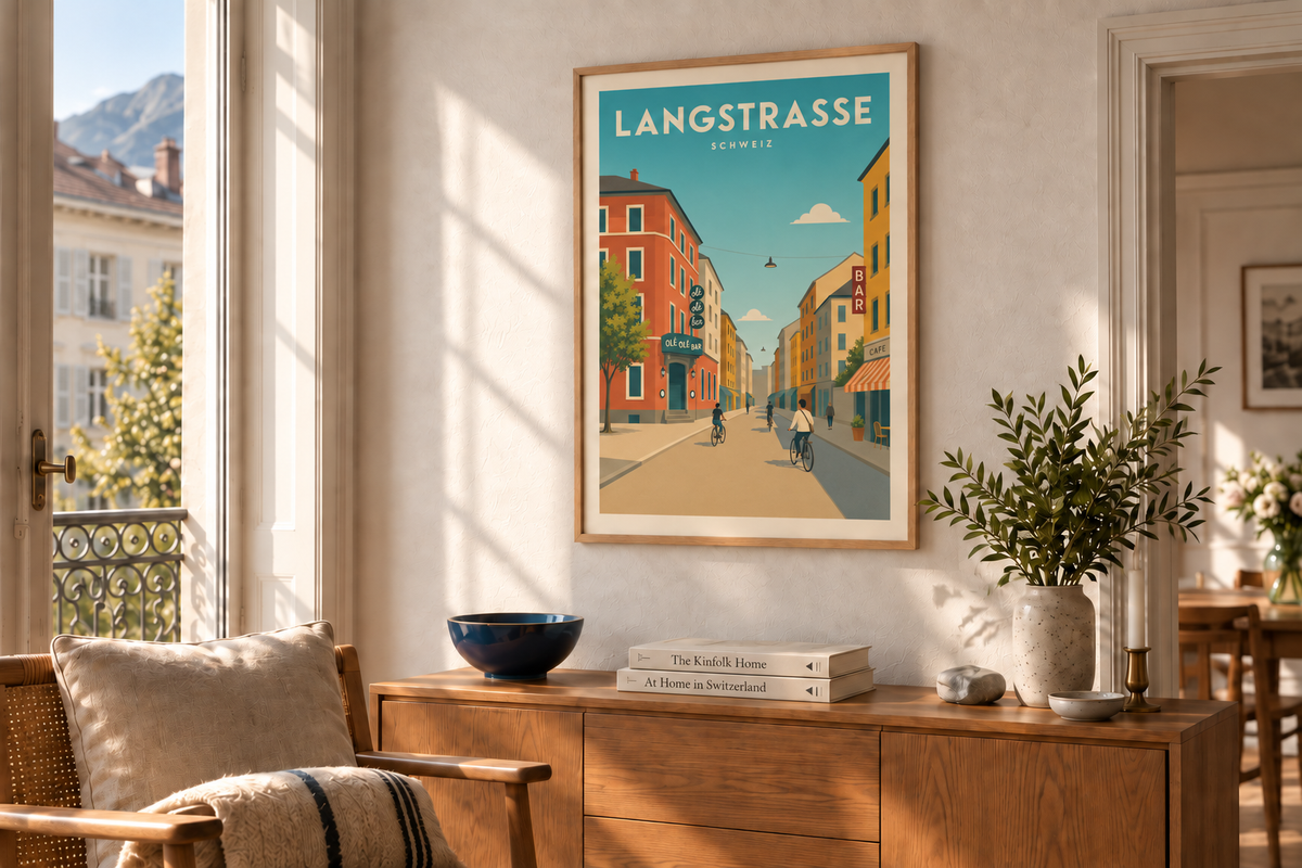 Langstrasse in a room — illustrative styling inspiration